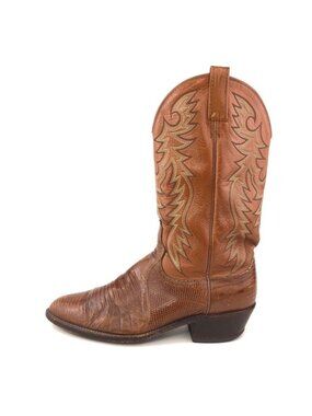 Dan Post Exotic Teju Lizard Western Boots 10.5 D